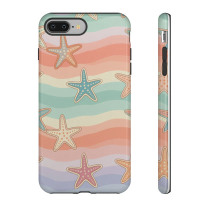 Starfish Wave Tough Phone Case — Pastel Beach Protective Cover