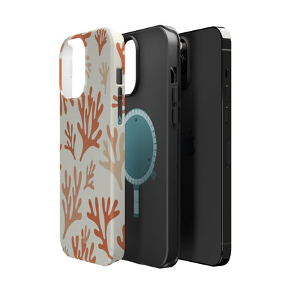 Coral Reef Magnetic Impact Phone Case — Protective MagSafe-Compatible Design