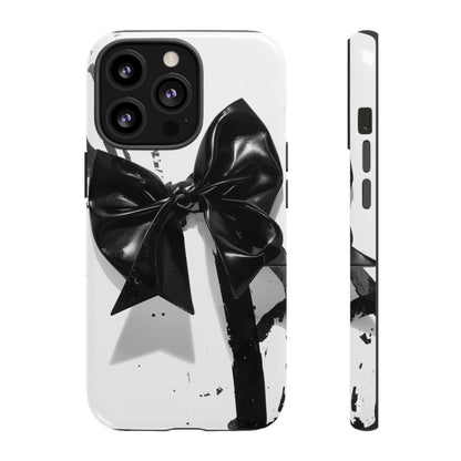 Phone Case — Black Bow Graphic Protective Cover