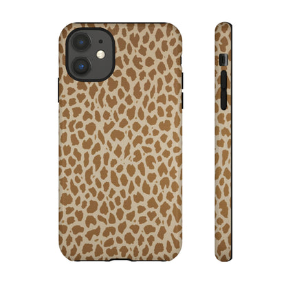 Leopard Print Tough Phone Case — Slim Protective Animal Pattern