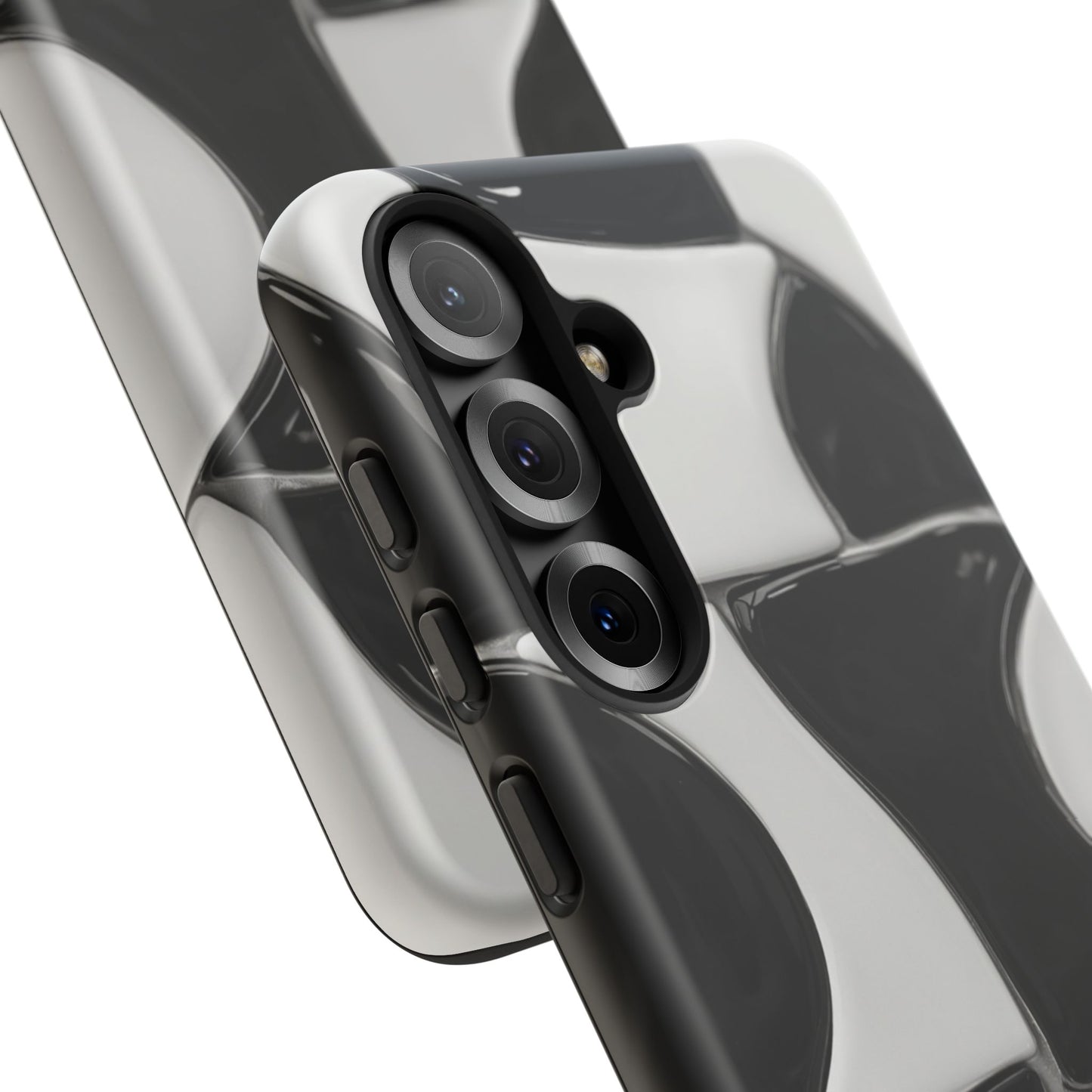 Black & White Abstract Pattern Tough Phone Case