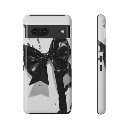 Phone Case — Black Bow Graphic Protective Cover