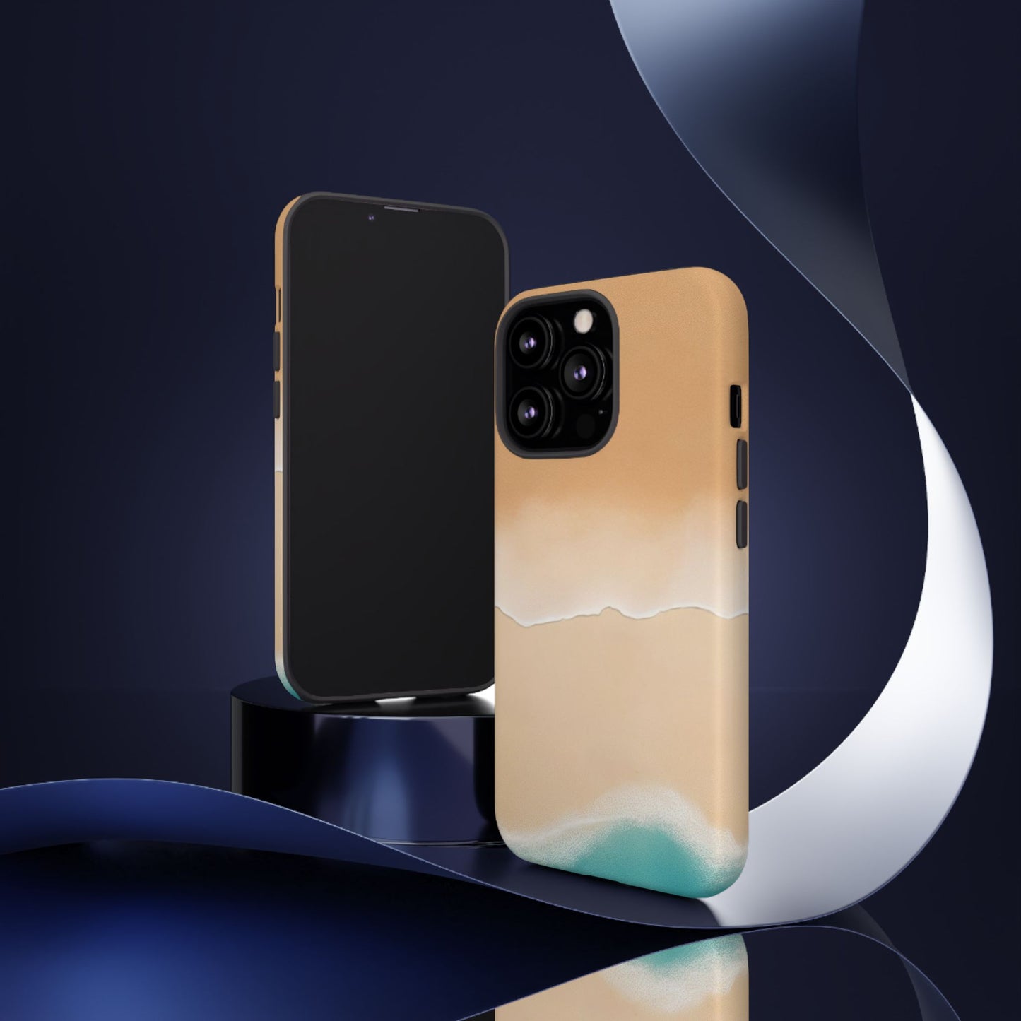Ocean Shore Tough Phone Case — Beach Wave Protective Cover