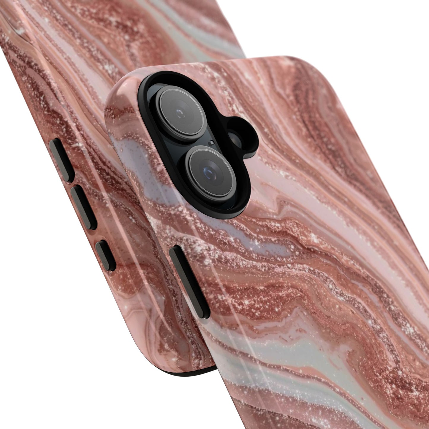 Rose Gold Marble Tough Phone Case
