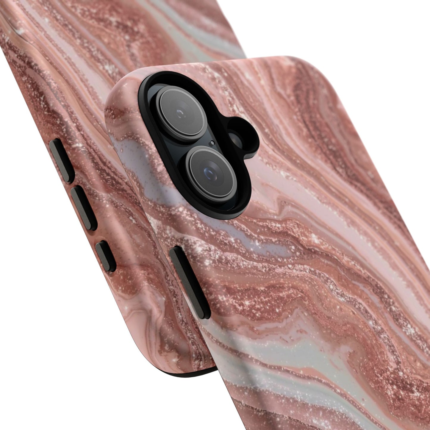 Rose Gold Marble Tough Phone Case
