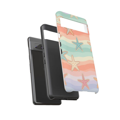 Starfish Wave Tough Phone Case — Pastel Beach Protective Cover