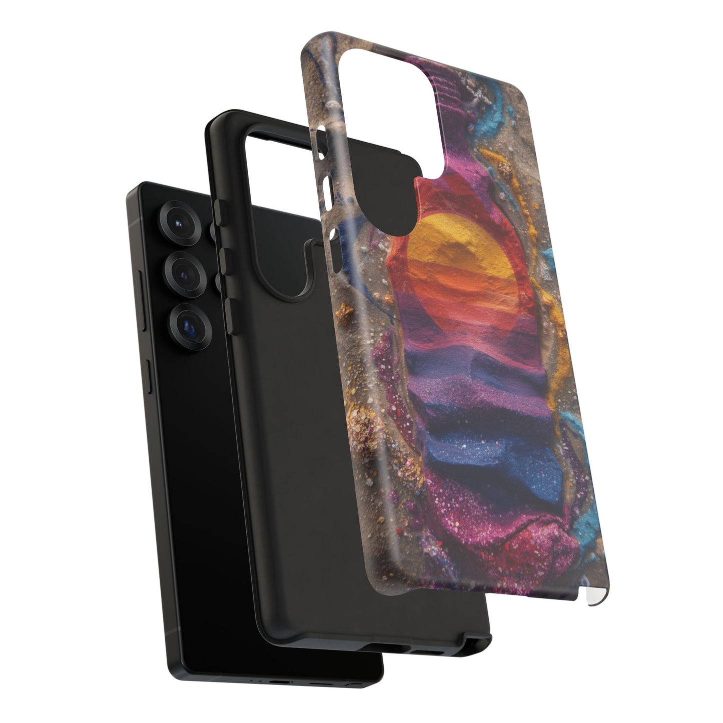Phone Case — Colorful Sand Art Sunset Tough Protective Case