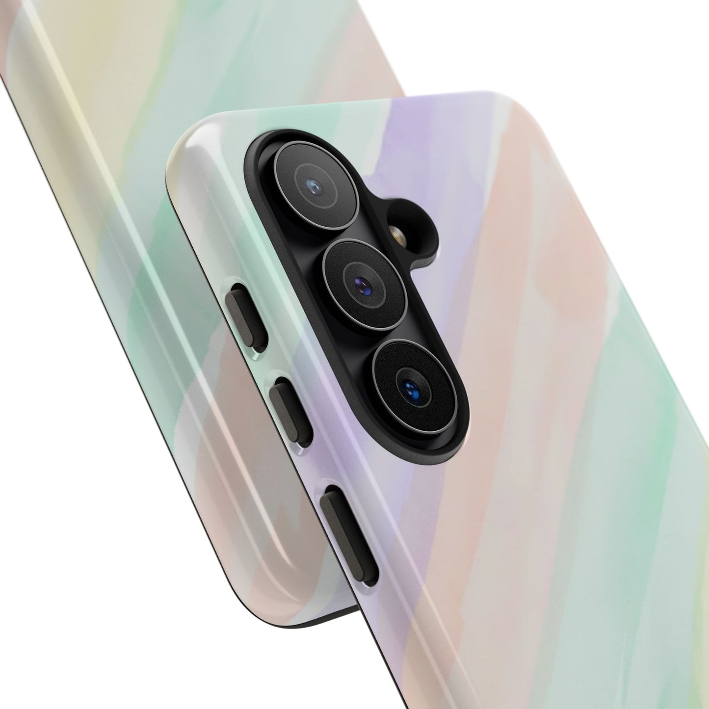 Pastel Watercolor Stripe Tough Phone Case
