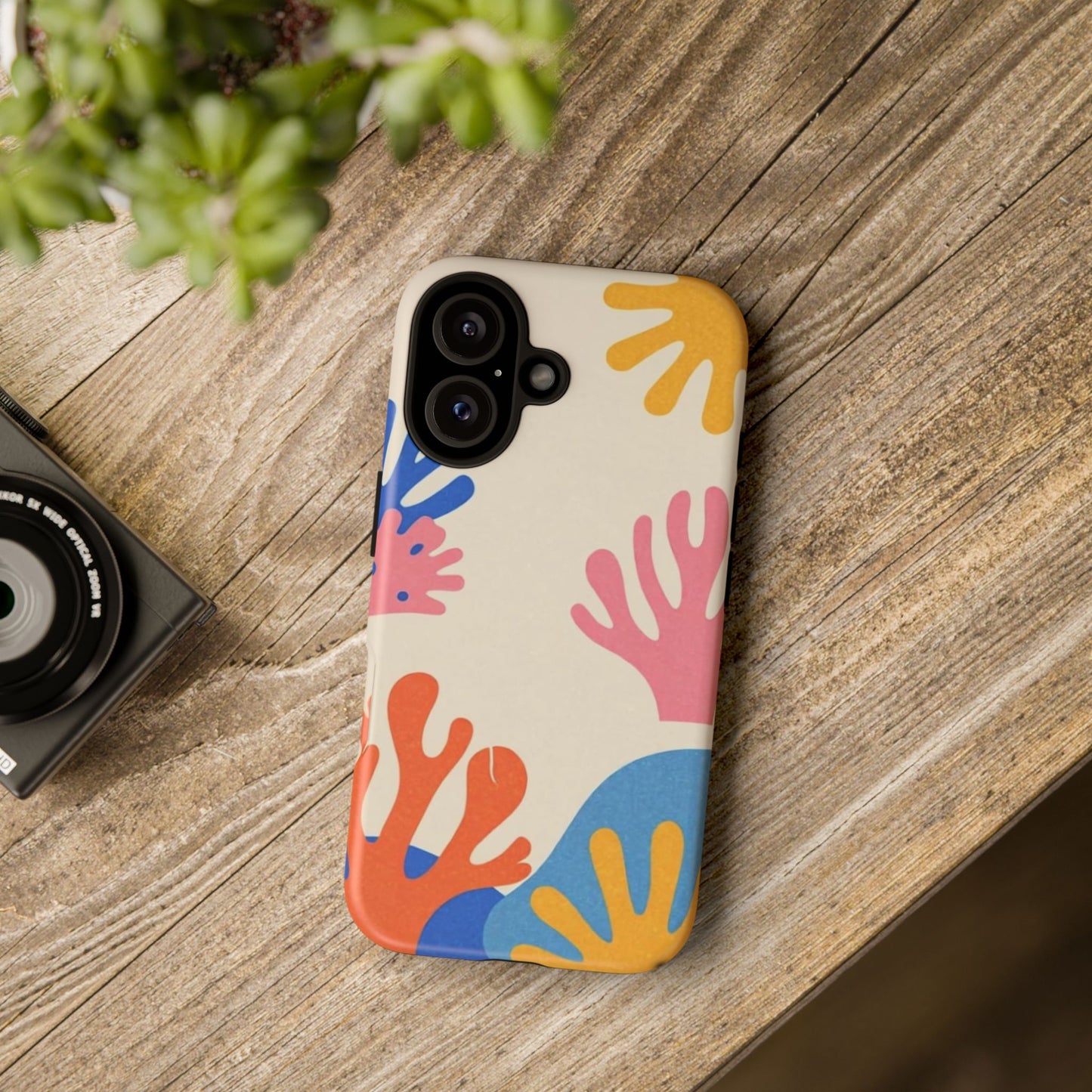Tough Cases — Colorful Coral Pattern Phone Case