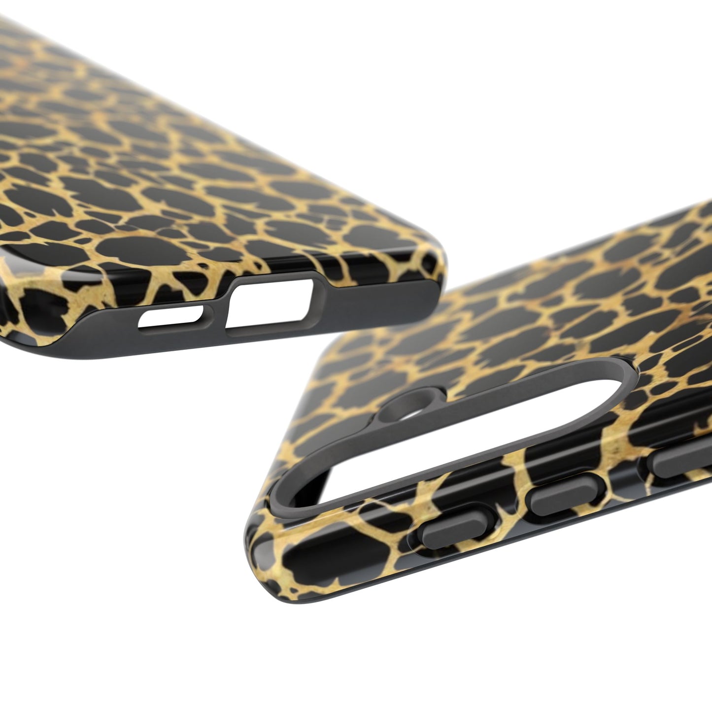 Giraffe Print Tough Phone Case — Durable Leopard-Style Protective Cover