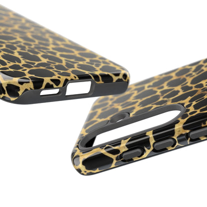 Giraffe Print Tough Phone Case — Durable Leopard-Style Protective Cover
