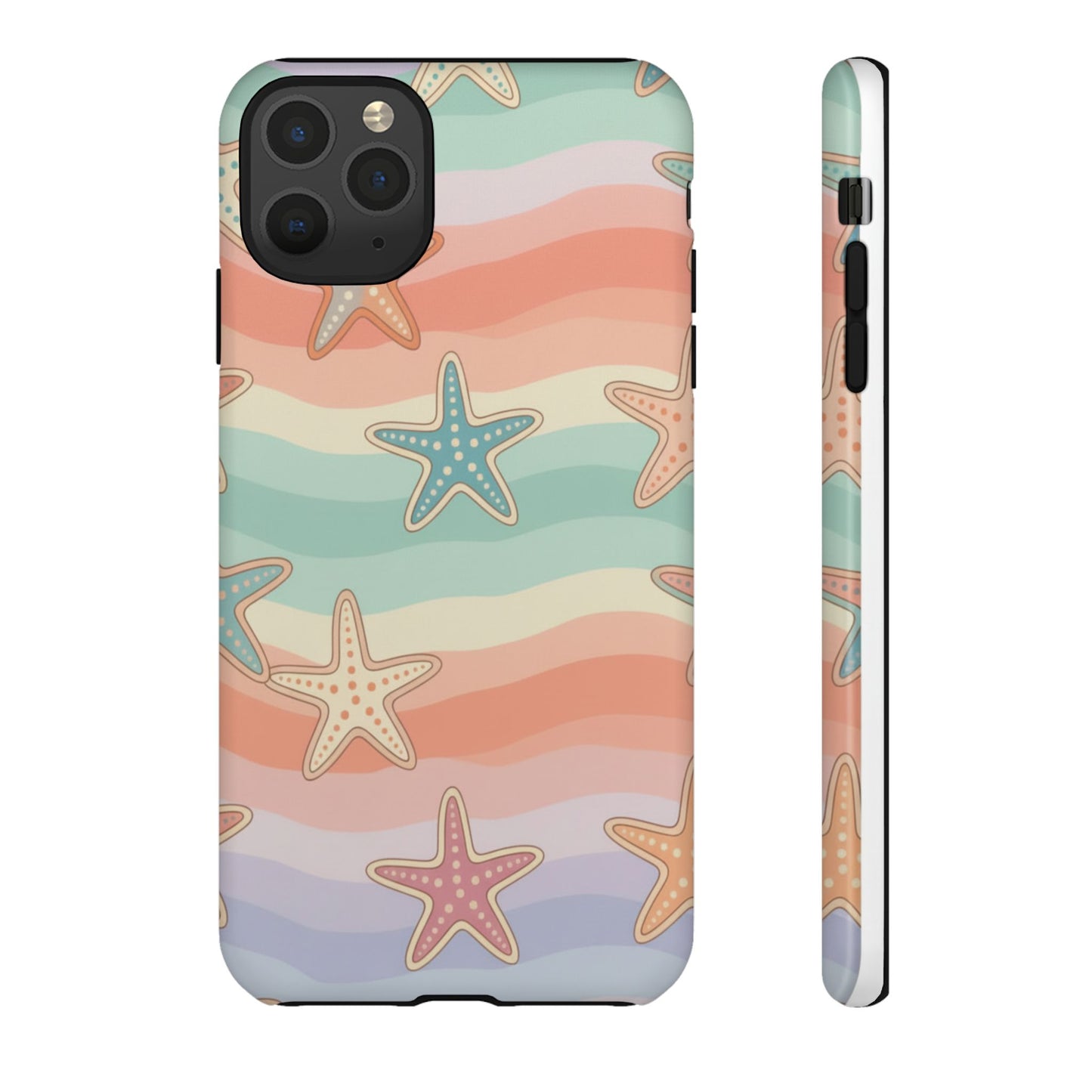 Starfish Wave Tough Phone Case — Pastel Beach Protective Cover