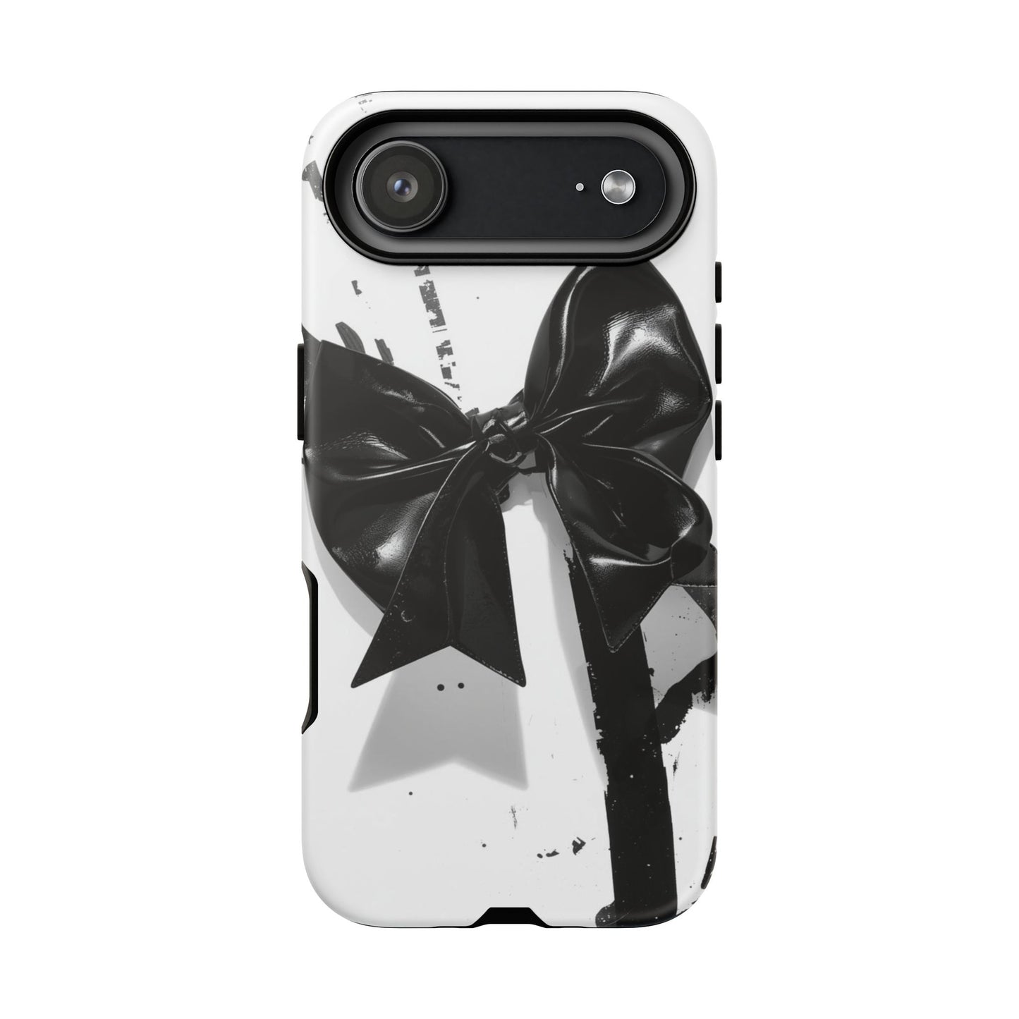 Phone Case — Black Bow Graphic Protective Cover