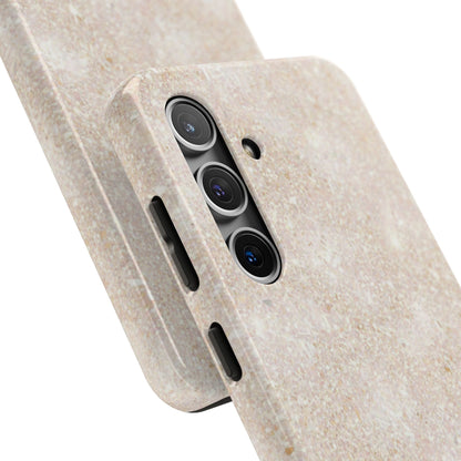 Marble Texture Tough Phone Case — Sandstone Protective Phone Cover