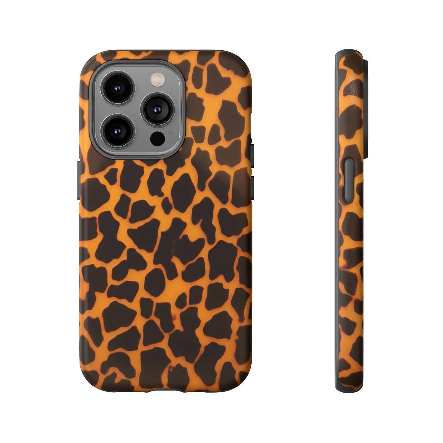 Leopard Print Tough Phone Case — Slim Protective iPhone Cover