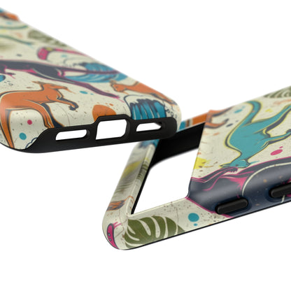 Tough Cases — Colorful Surfing Kangaroo Phone Case