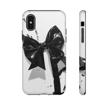 Phone Case — Black Bow Graphic Protective Cover