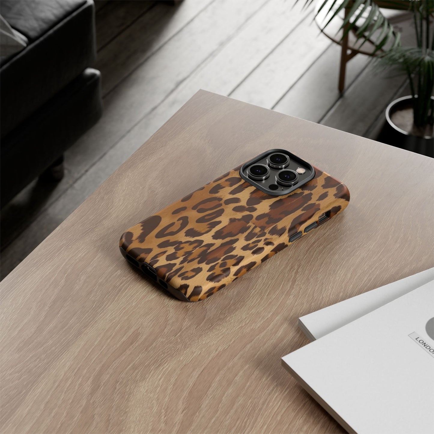 Leopard Print Tough Phone Case