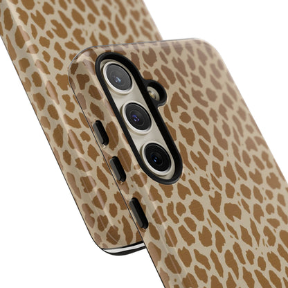 Leopard Print Tough Phone Case — Slim Protective Animal Pattern