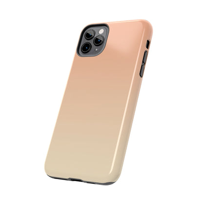 Gradient Tough Phone Case — Peach Ombre Protective Cover