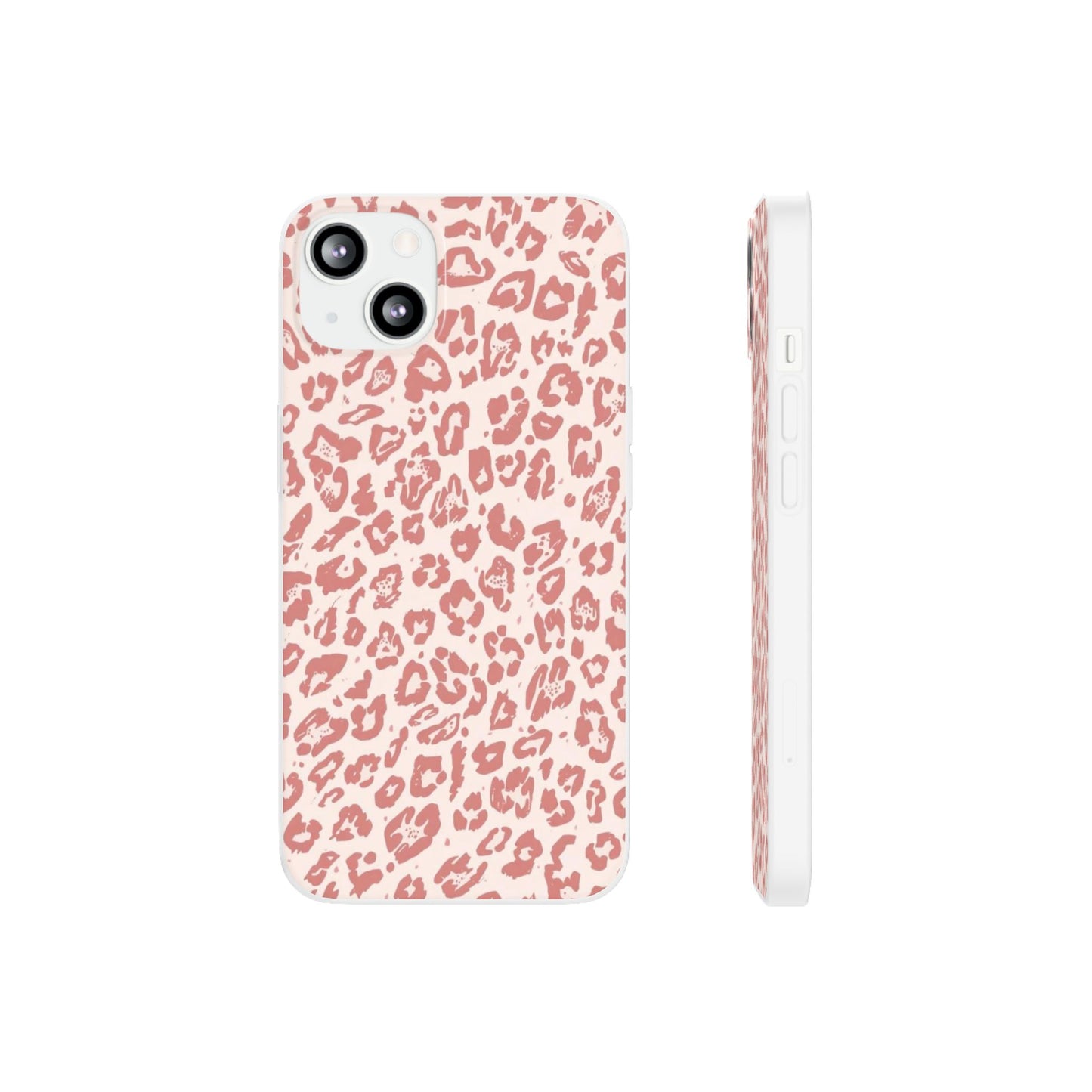 Pink Leopard Print Phone Case – Slim Flexible Protective Cover