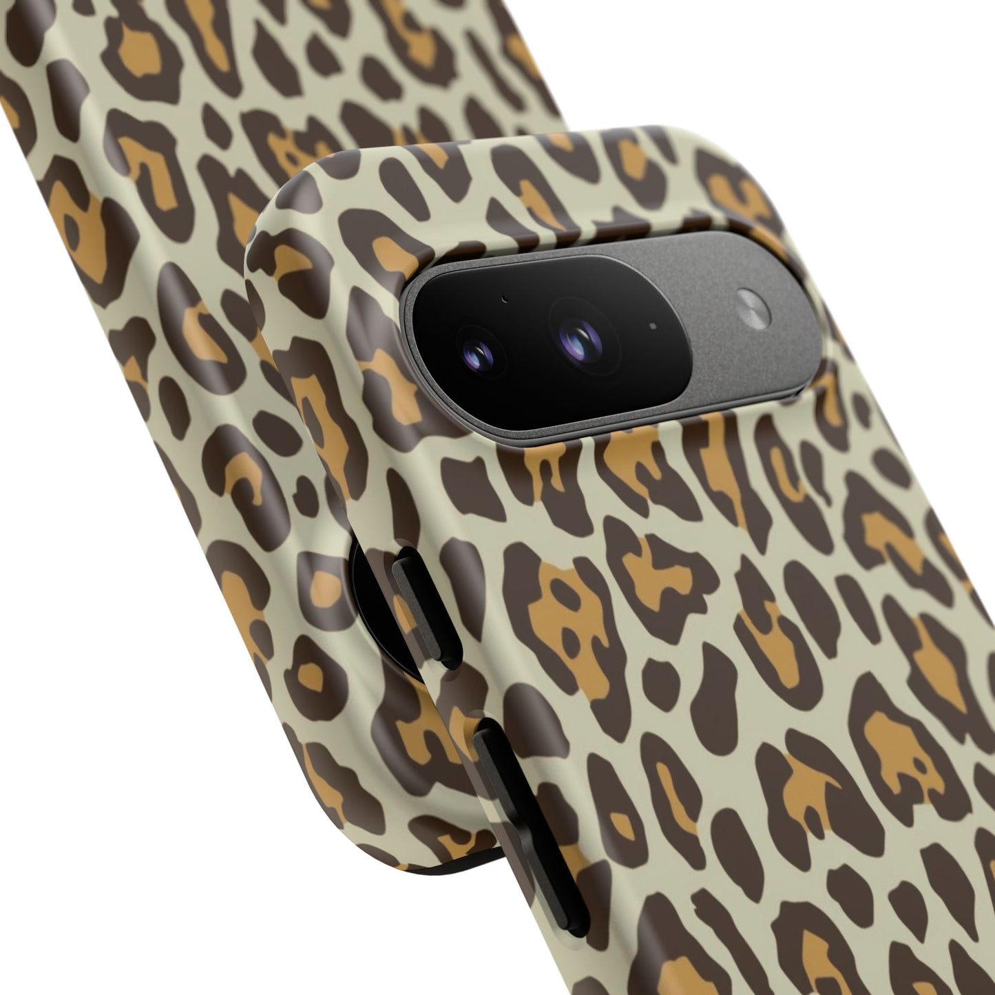 Leopard Print Tough Phone Case — Durable Protective Animal Print Case