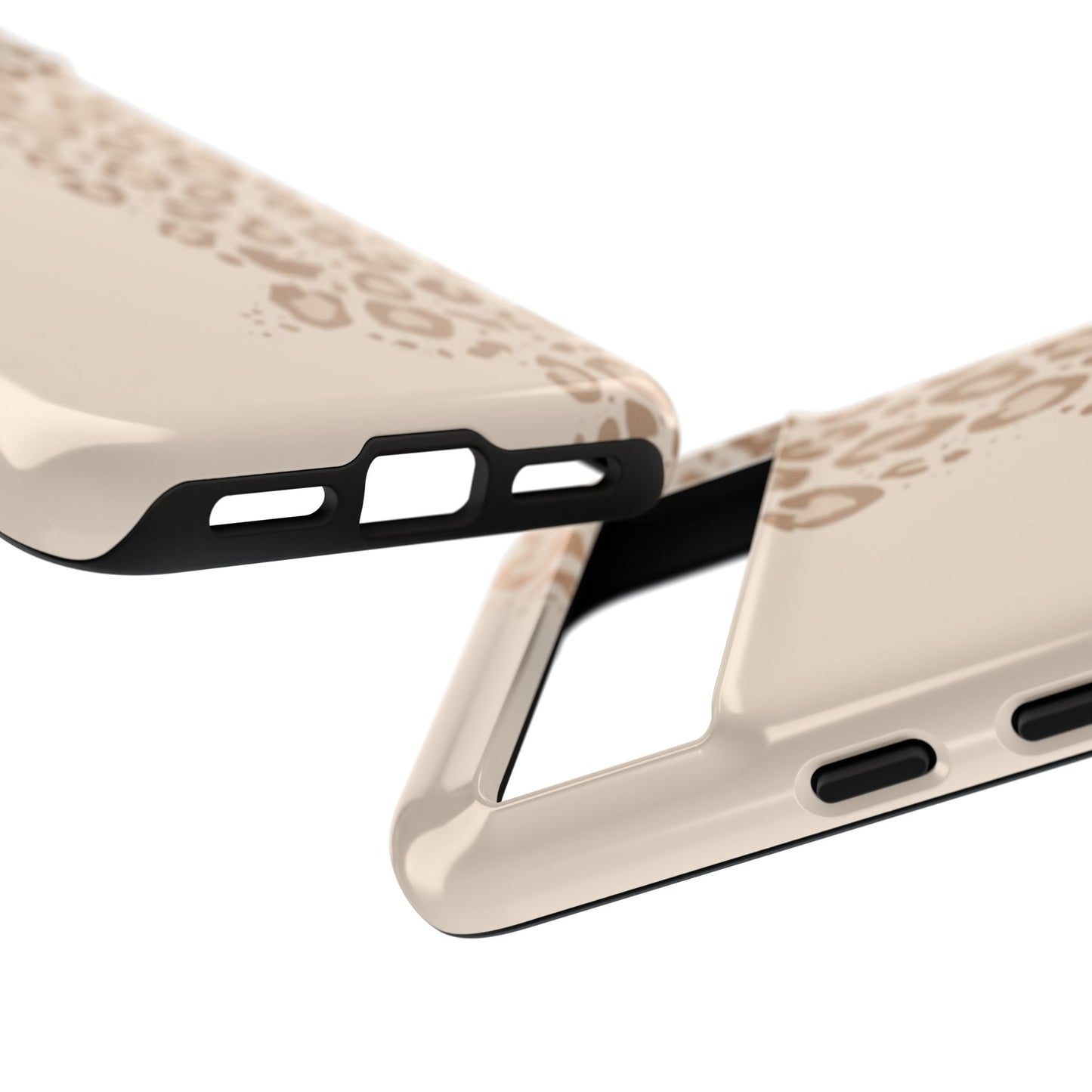Phone Case – Beige Leopard Print Protective Cover