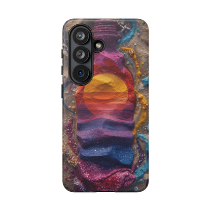 Phone Case — Colorful Sand Art Sunset Tough Protective Case