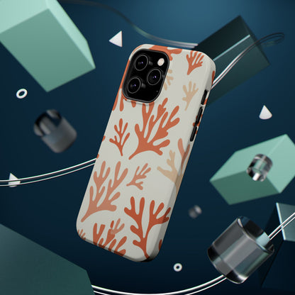 Coral Reef Magnetic Impact Phone Case — Protective MagSafe-Compatible Design