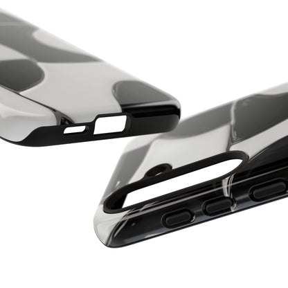 Black & White Abstract Pattern Tough Phone Case
