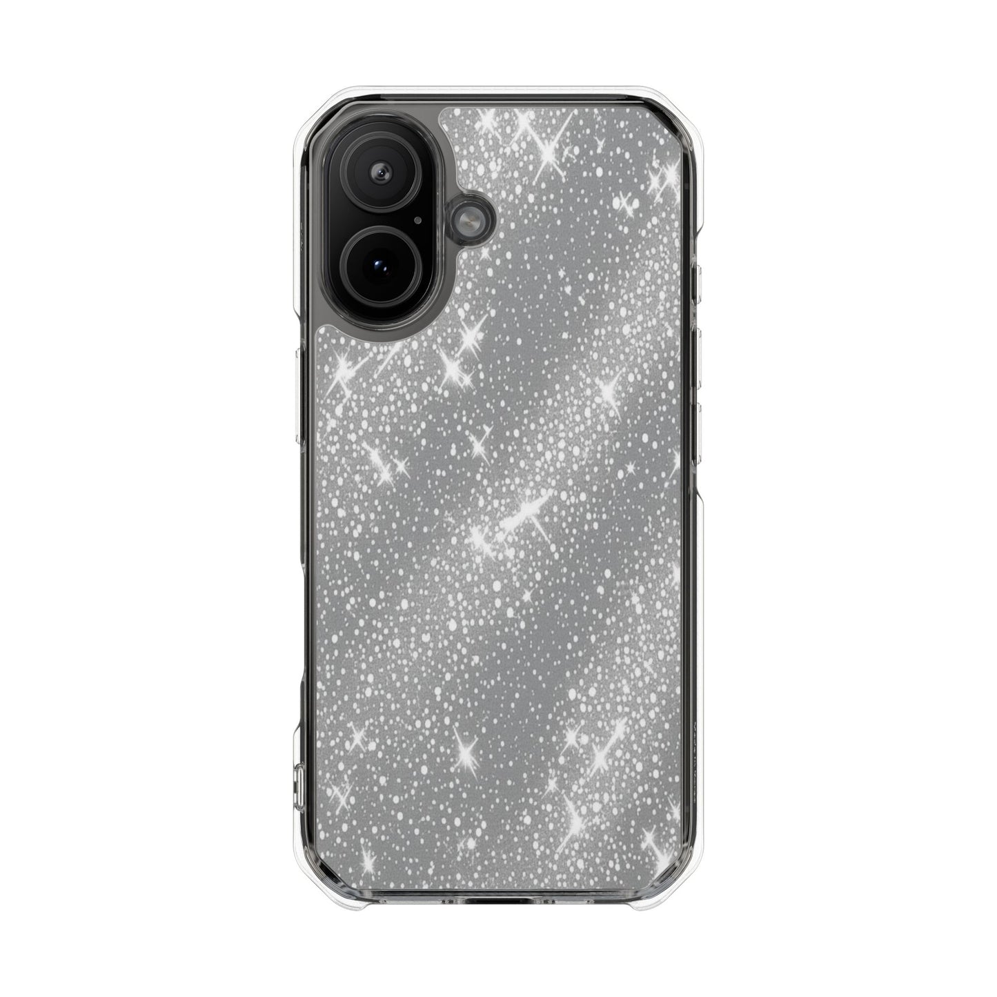 Clear Glitter Magnetic Phone Case — Sparkle Impact Protection