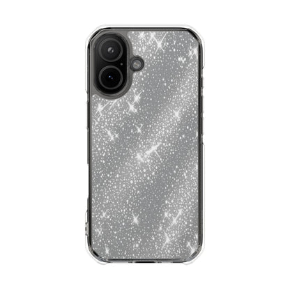 Clear Glitter Magnetic Phone Case — Sparkle Impact Protection