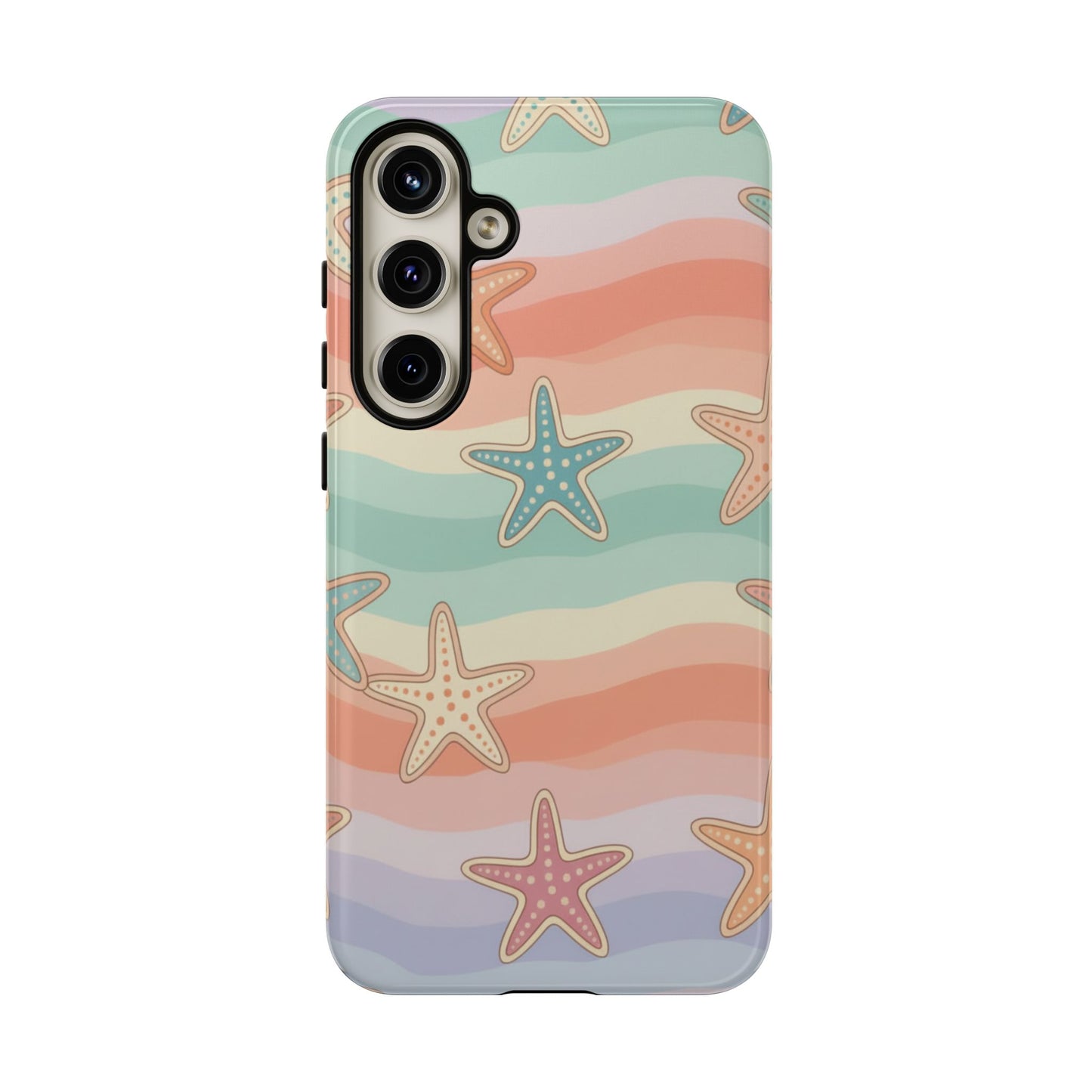 Starfish Wave Tough Phone Case — Pastel Beach Protective Cover