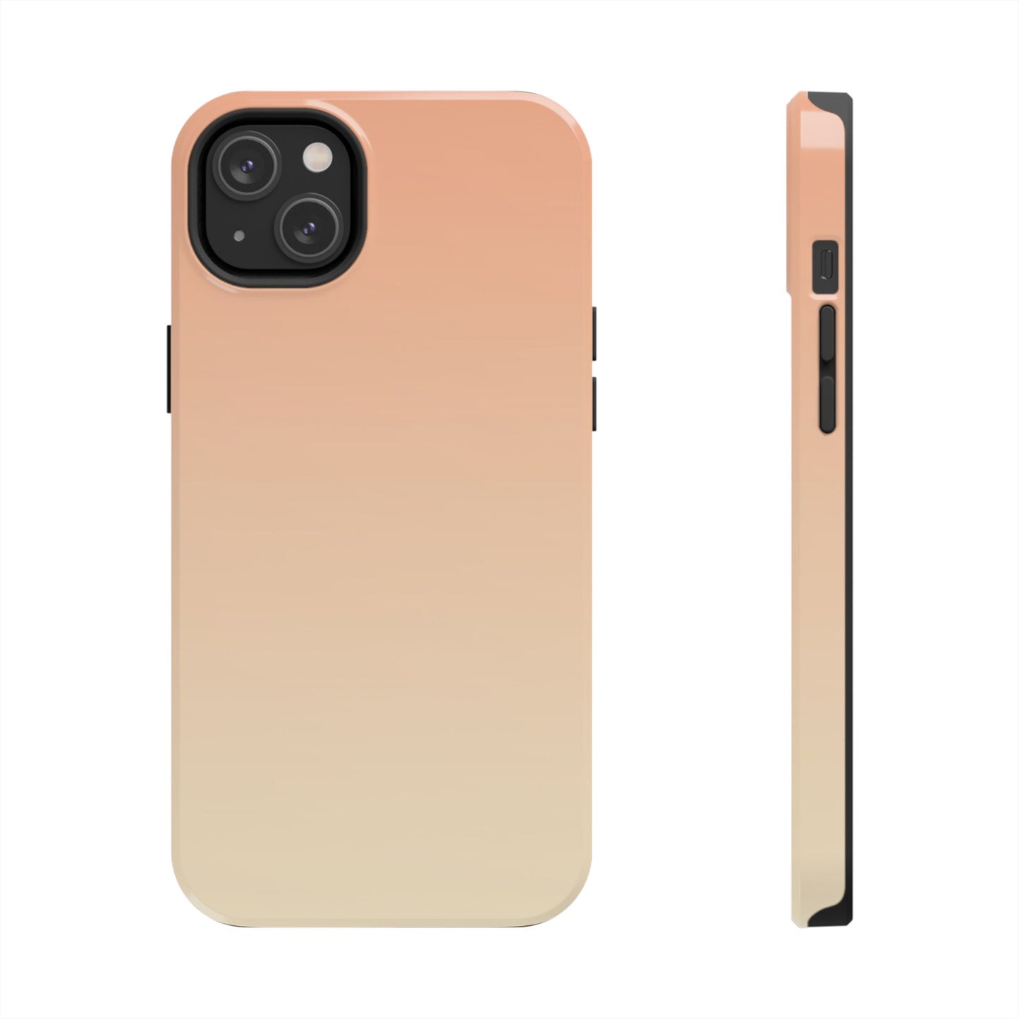 Gradient Tough Phone Case — Peach Ombre Protective Cover