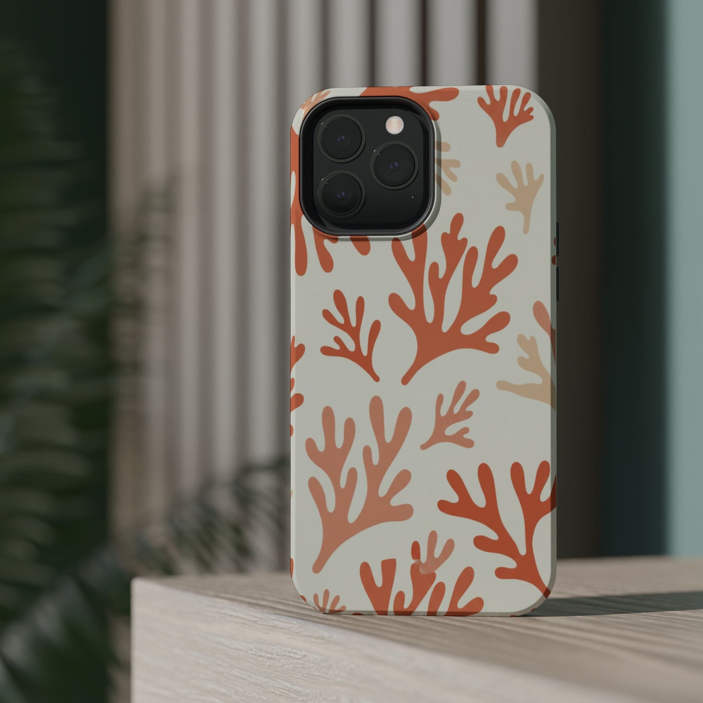 Coral Reef Magnetic Impact Phone Case — Protective MagSafe-Compatible Design