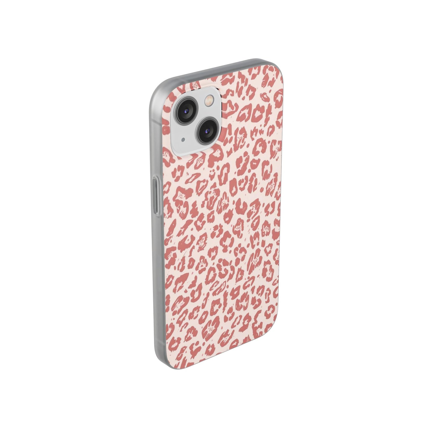 Pink Leopard Print Phone Case – Slim Flexible Protective Cover