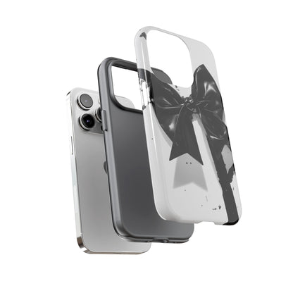 Phone Case — Black Bow Graphic Protective Cover