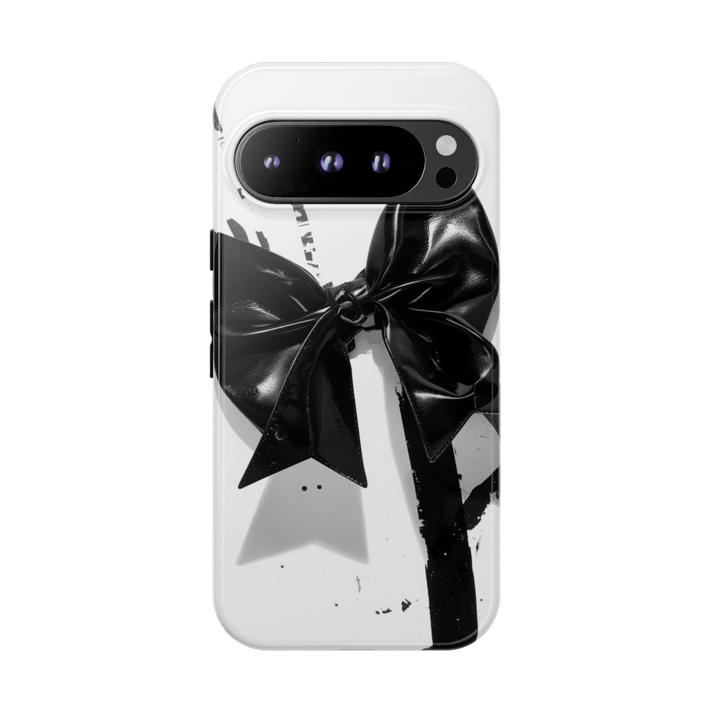 Phone Case — Black Bow Graphic Protective Cover
