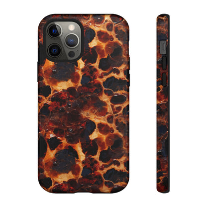 Tortoiseshell Phone Case — Protective iPhone Cover with Classic Amber Pattern