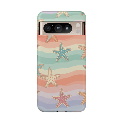 Starfish Wave Tough Phone Case — Pastel Beach Protective Cover