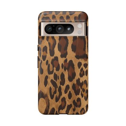 Leopard Print Tough Phone Case — Durable Animal Print Protective Cover