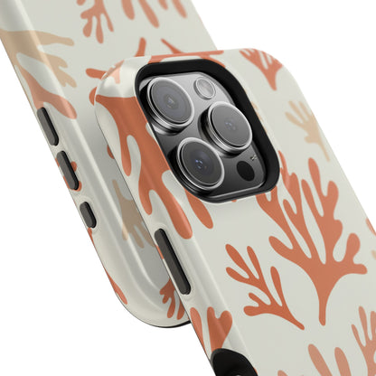 Coral Reef Magnetic Impact Phone Case — Protective MagSafe-Compatible Design