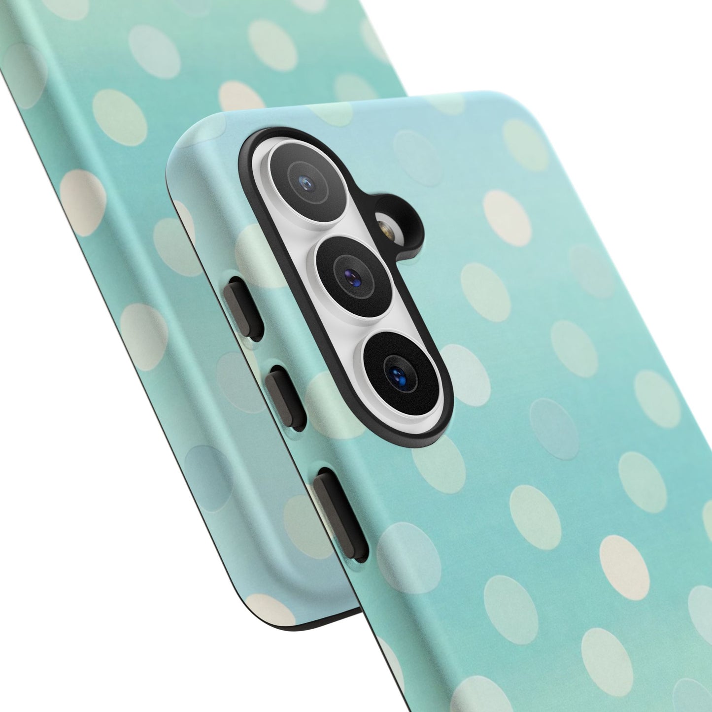 Abstract Palm Tough Phone Case — Minimal Coastal Blue Protective Cover
