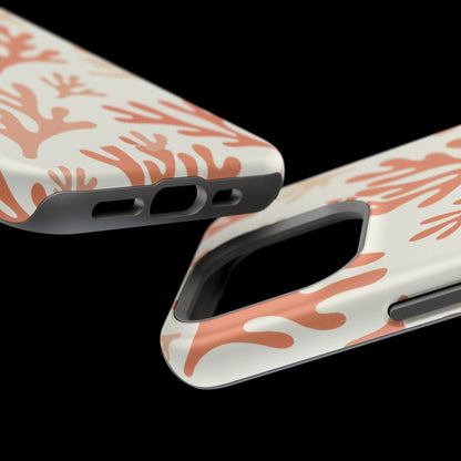 Coral Reef Magnetic Impact Phone Case — Protective MagSafe-Compatible Design