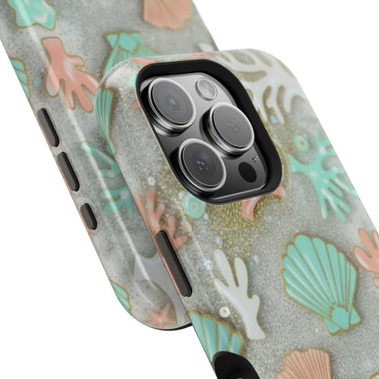Seashell Coral Magnetic Impact Phone Case
