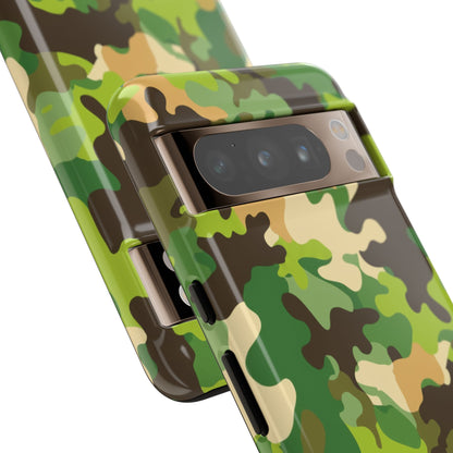 Camouflage Tough Phone Case — Military Camo Protective Cover