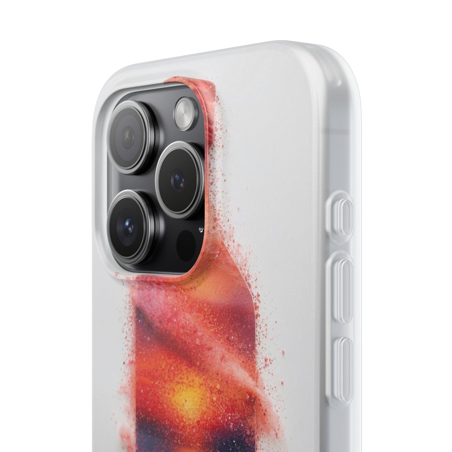 Galaxy Bottle Phone Case — Abstract Cosmic Beverage Design Flexible Case
