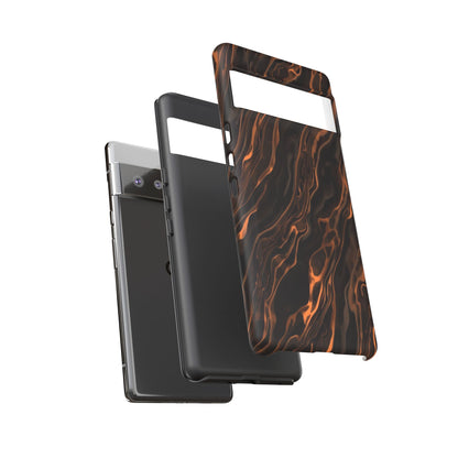 Copper Swirl Phone Case — Tough Protective iPhone Cover