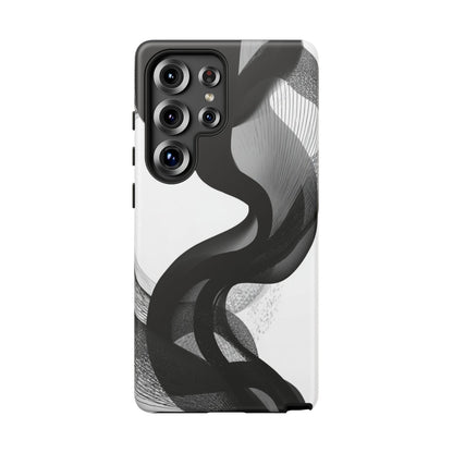 Phone Case — Monochrome Abstract Protective Cover