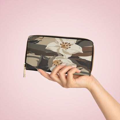 Women's Botanical Wallet - Everyday Zippered Wallet